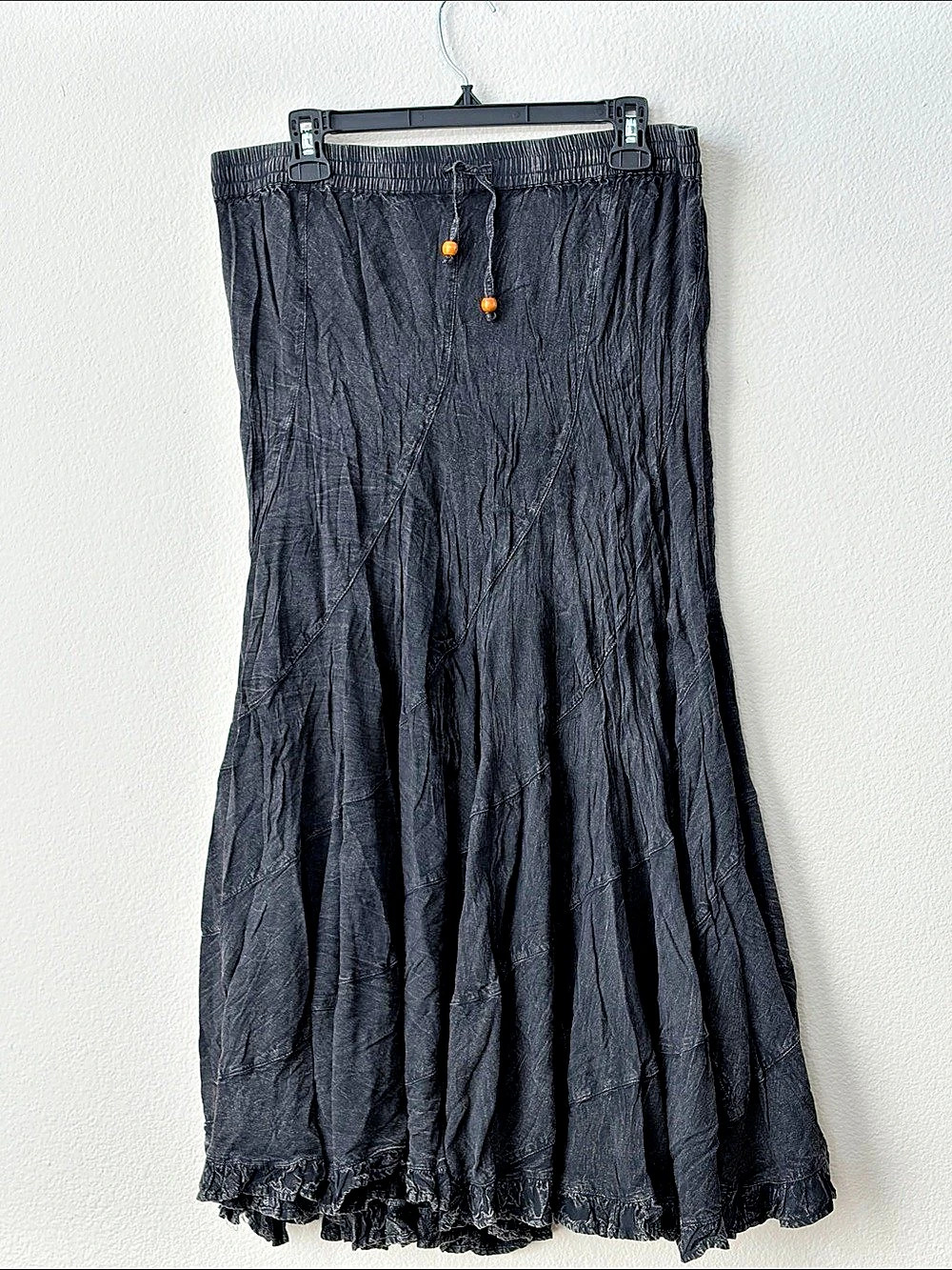 Young Threads Charcoal Maxi Skirt Size 1X NWT